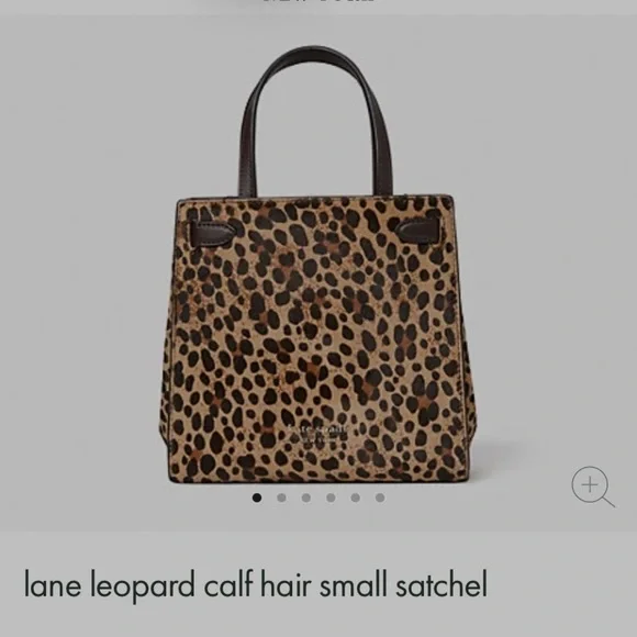 Kate Spade Lane Leopard Calf Hair Small Satchel - Picture 7 of 11